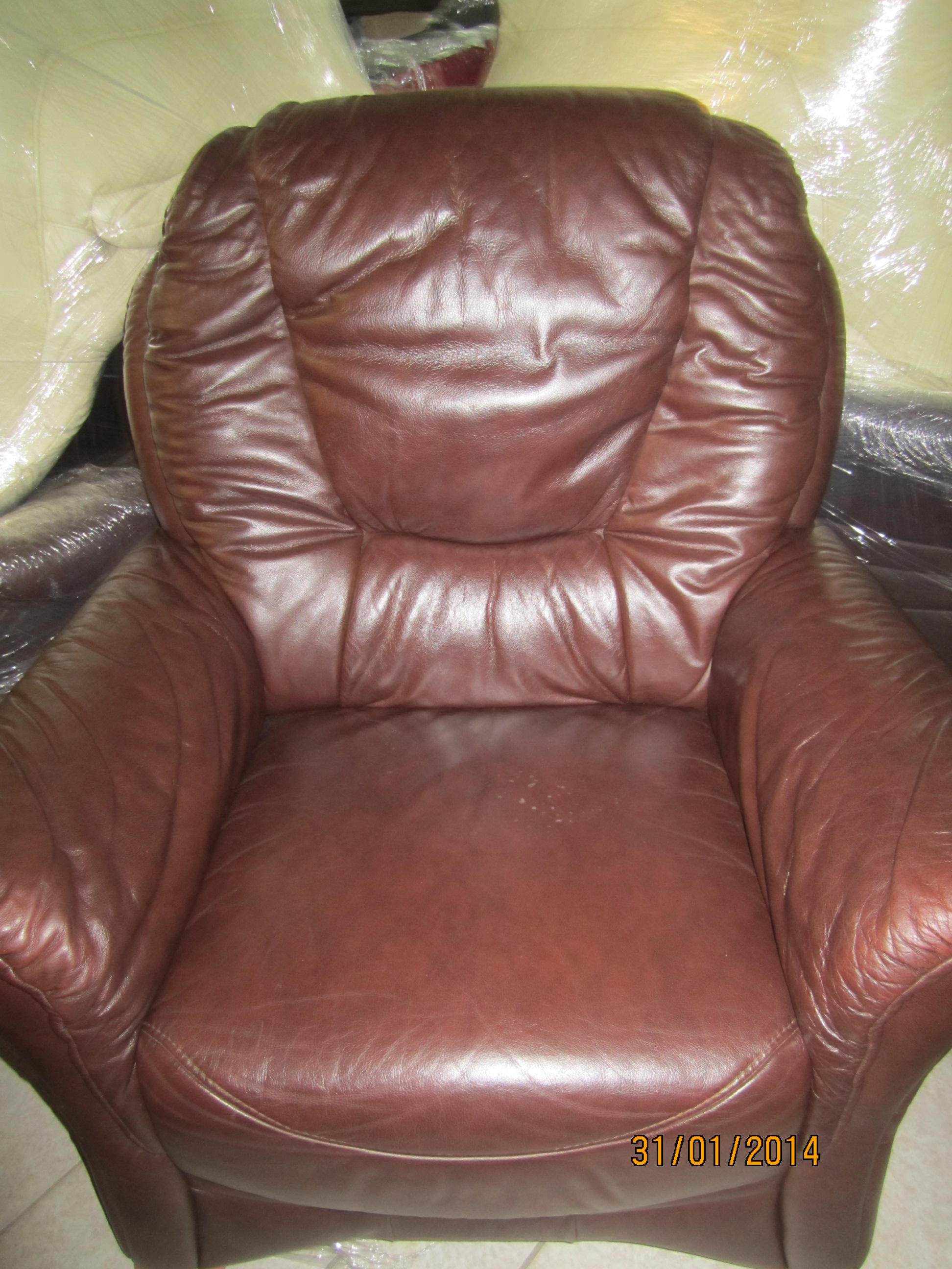 Salon en tissu imprimé